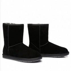 UGG Premium Suede Short Boots Black