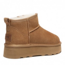 UGG Ankle Platform Boots Chestnut