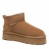 UGG Ankle Platform Boots Chestnut