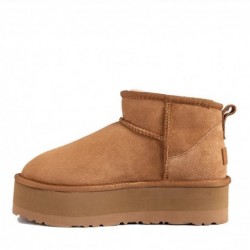 UGG Ultra Mini Classic Supreme Platform Chestnut