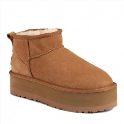 UGG Ultra Mini Classic Supreme Platform Chestnut