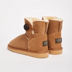 UGG Women's Burleigh Button Mini Natural Chestnut