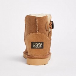 UGG Women's Burleigh Button Mini Natural Chestnut