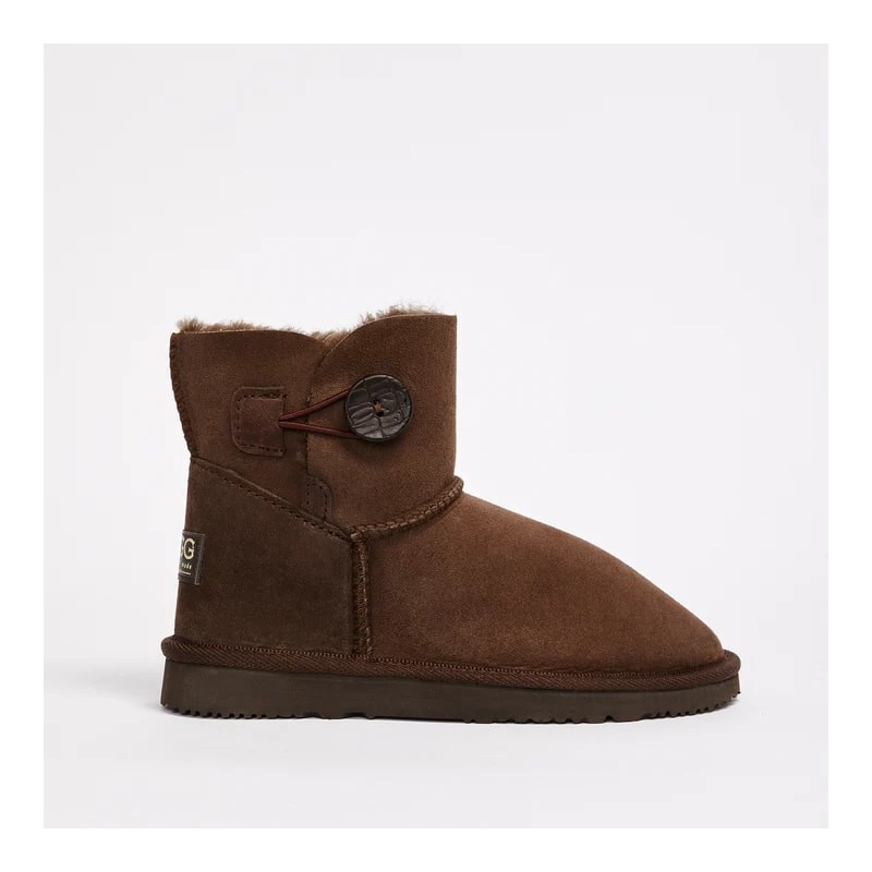 UGG Women's Burleigh Button Mini Natural Chocolate