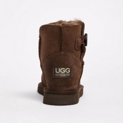 UGG Women's Burleigh Button Mini Natural Chocolate