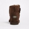 UGG Women's Burleigh Button Mini Natural Chocolate