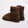 UGG Women's Burleigh Button Mini Natural Chocolate