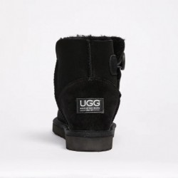 UGG Women's Burleigh Button Mini Natural Black