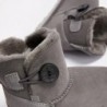 UGG Women's Burleigh Button Mini Natural Slate