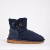 UGG Women's Burleigh Button Mini Natural Navy