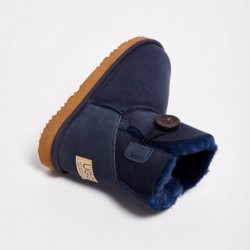 UGG Women's Burleigh Button Mini Natural Navy