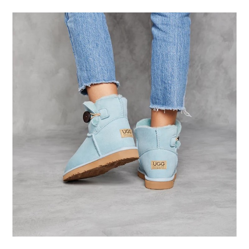 UGG Women's Burleigh Button Mini Limited Edition Polar Powderpuff