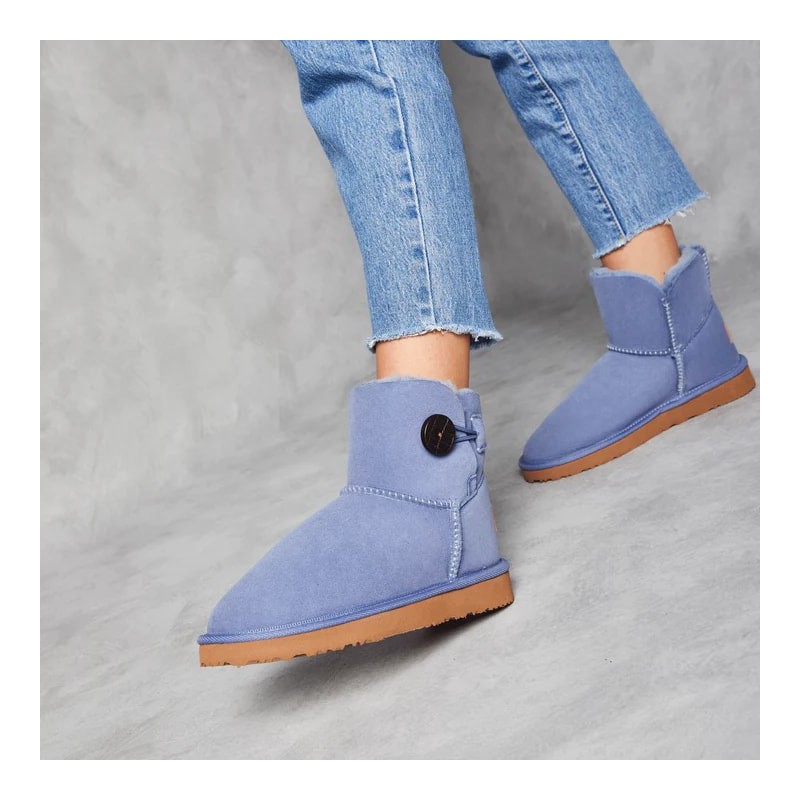 UGG Women's Burleigh Button Mini Colours Blue