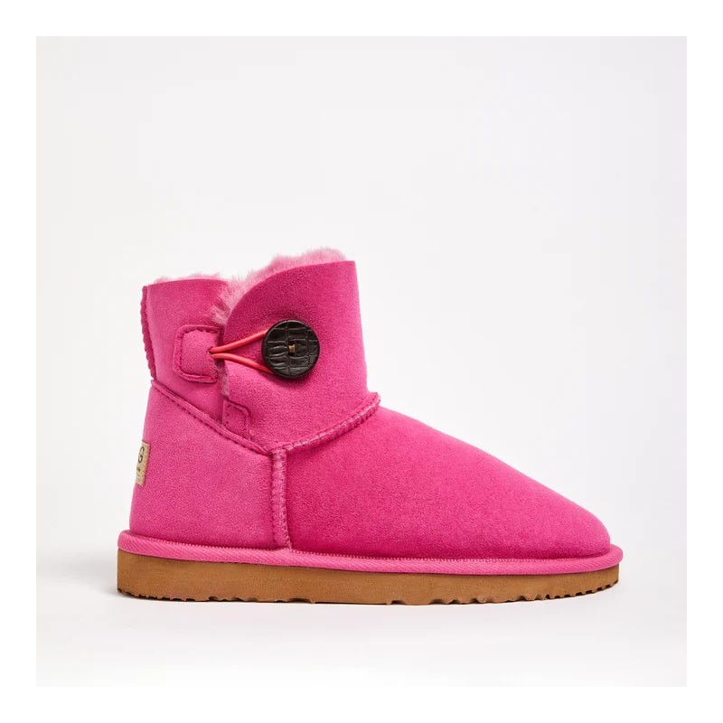 UGG Women's Burleigh Button Mini Colours Fuchsia