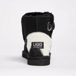 UGG Women's Burleigh Button Mini Calf Black