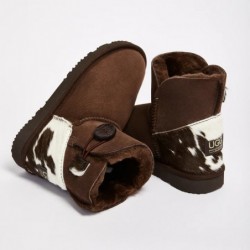 UGG Women's Burleigh Button Mini Calf Chocolate