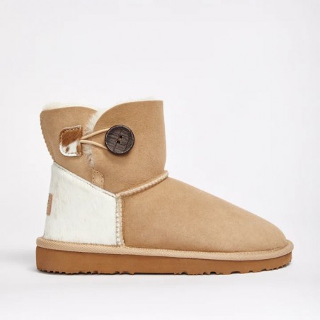 UGG Women's Burleigh Button Mini Calf Sand