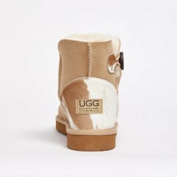 UGG Women's Burleigh Button Mini Calf Sand