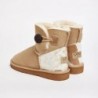 UGG Women's Burleigh Button Mini Calf Sand