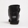 UGG Women's Burleigh Button Mini Nappa Black