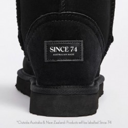 UGG Women's Button Mini Monogram Black