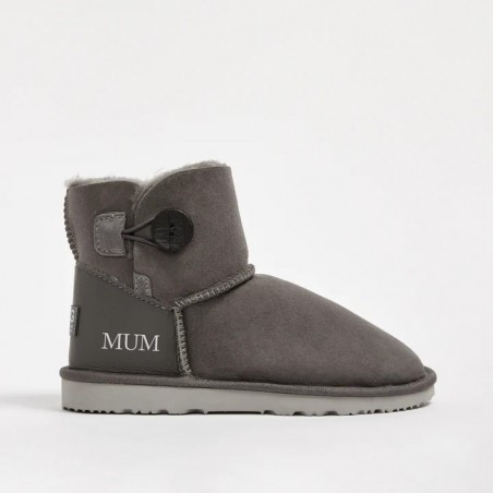 UGG Women's Button Mini Monogram Slate