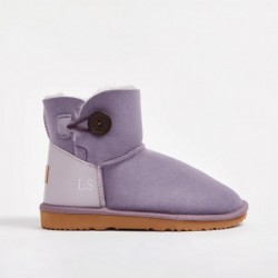 UGG Women's Button Mini Monogram Lilac