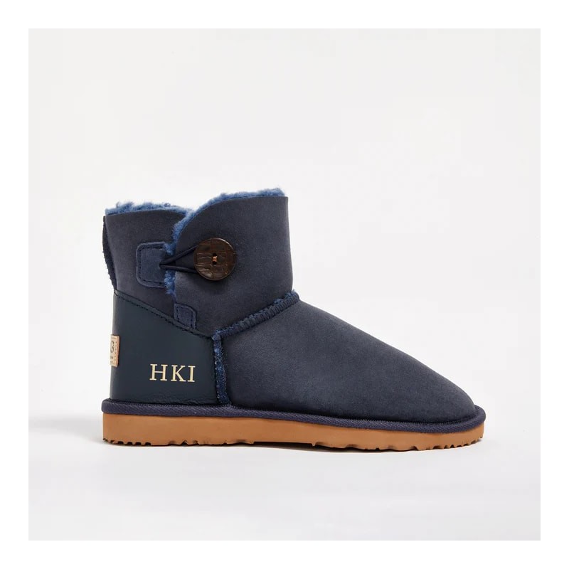 UGG Women's Button Mini Monogram Navy