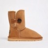 UGG Women's Burleigh Button Mid Natural Chestnut