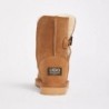 UGG Women's Burleigh Button Mid Natural Chestnut