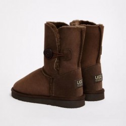 UGG Women's Burleigh Button Mid Natural Chocolate