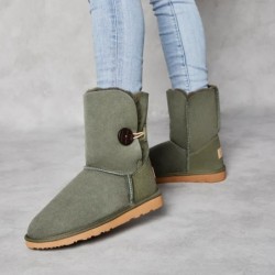 UGG Women's Burleigh Button Mid Natural Khaki