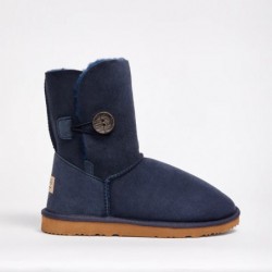 UGG Women's Burleigh Button Mid Natural Navy