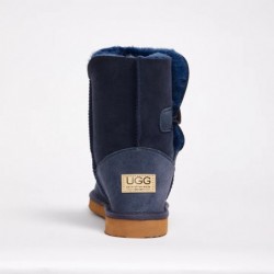 UGG Women's Burleigh Button Mid Natural Navy