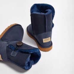 UGG Women's Burleigh Button Mid Natural Navy