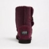 UGG Women's Burleigh Button Mid Natural Raisin