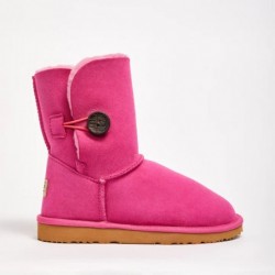 UGG Women's Burleigh Button Mid Fuchsia