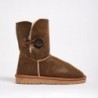 UGG Women's Burleigh Button Bomber Mid Chestnut