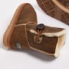 UGG Women's Burleigh Button Bomber Mid Chestnut