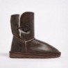 UGG Women's Burleigh Button Bomber Mid Chocolate