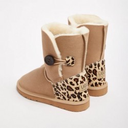 UGG Women's Burleigh Button Mid Baby Leopard Sand