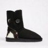 UGG Women's Burleigh Button Mid Calf Black