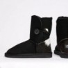 UGG Women's Burleigh Button Mid Calf Black