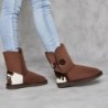 UGG Women's Burleigh Button Mid Calf Chocolate