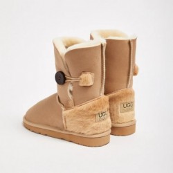 UGG Women's Burleigh Button Mid Kangaroo Sand