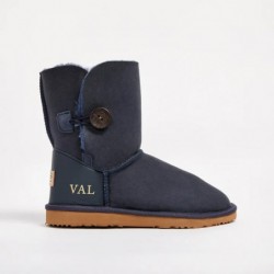 UGG Women's Burleigh Button Mid Monogram Navy