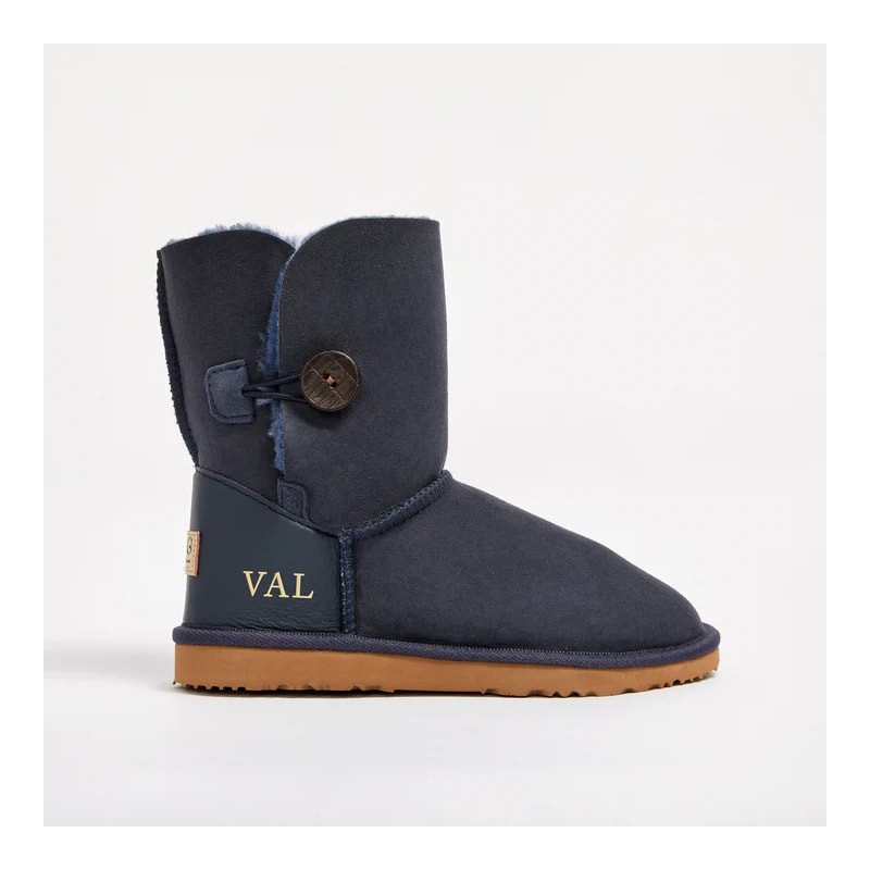 UGG Women's Burleigh Button Mid Monogram Navy