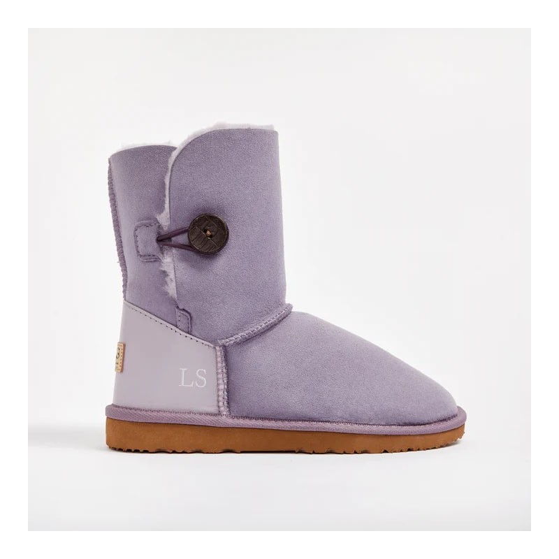 UGG Women's Burleigh Button Mid Monogram Lilac