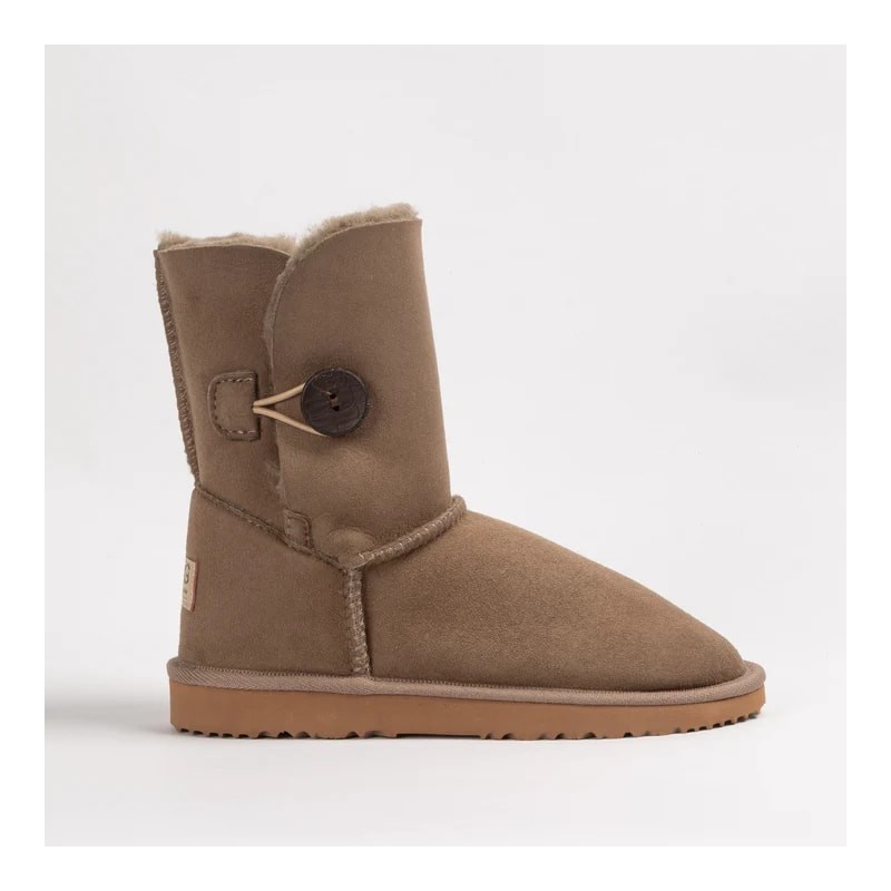 UGG Women's Heritage Burleigh Button Mid Gumnut