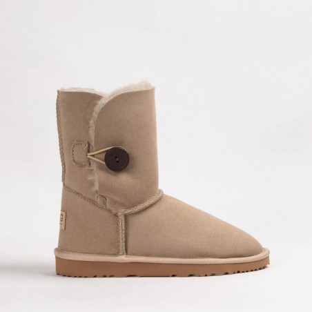 UGG Women's Heritage Burleigh Button Mid Paper Bark